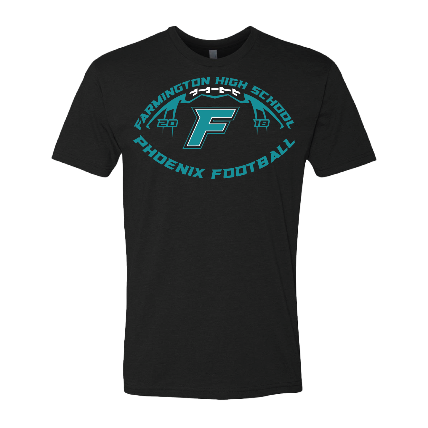 Farmington High School Phoenix Football W/F - Mens | Womens | Youth CVC T-Shirt