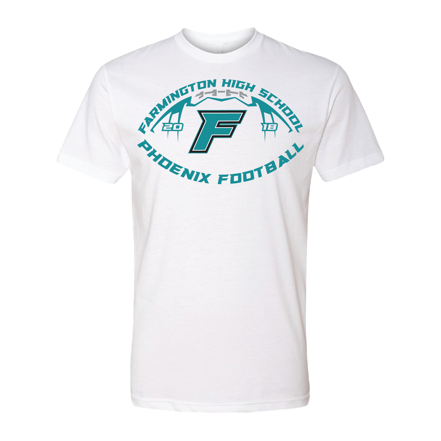 Farmington High School Phoenix Football W/F - Mens | Womens | Youth CVC T-Shirt