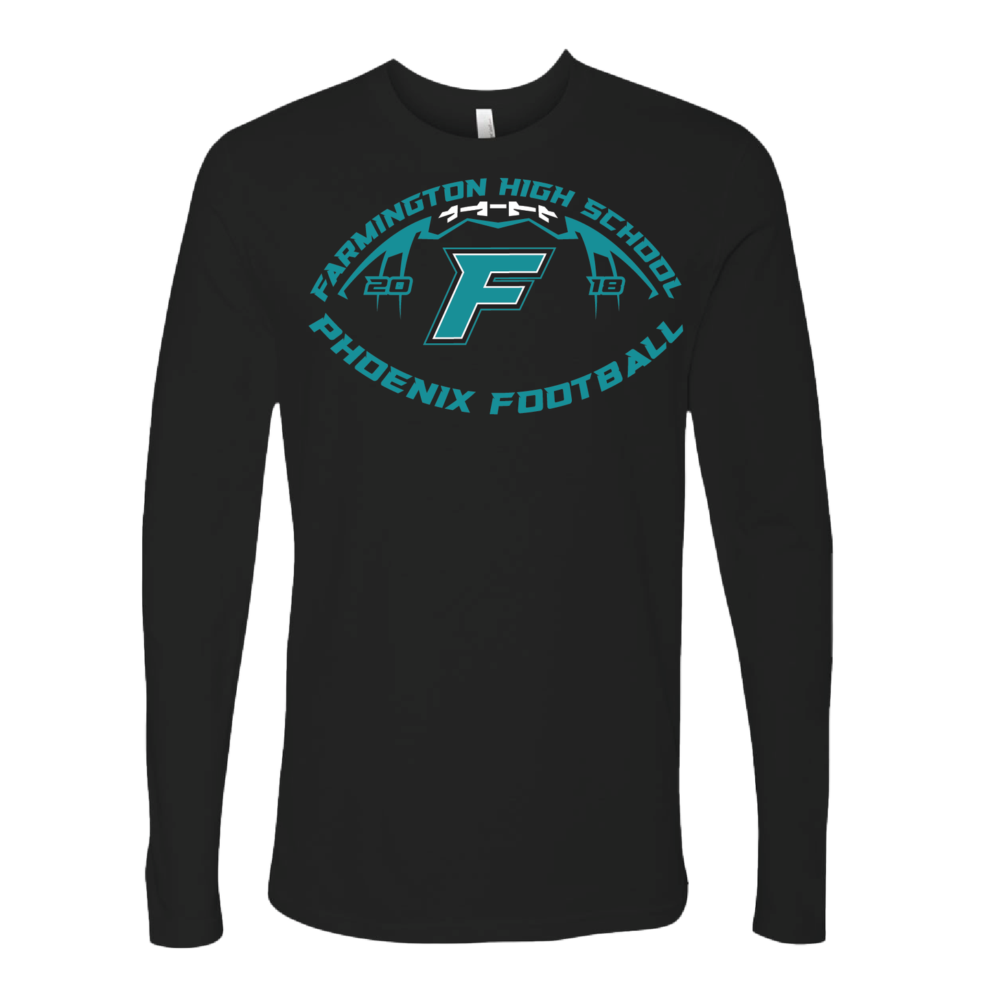 Farmington High School Phoenix Football W/F - Mens | Womens | Youth Long Sleeve T-Shirt