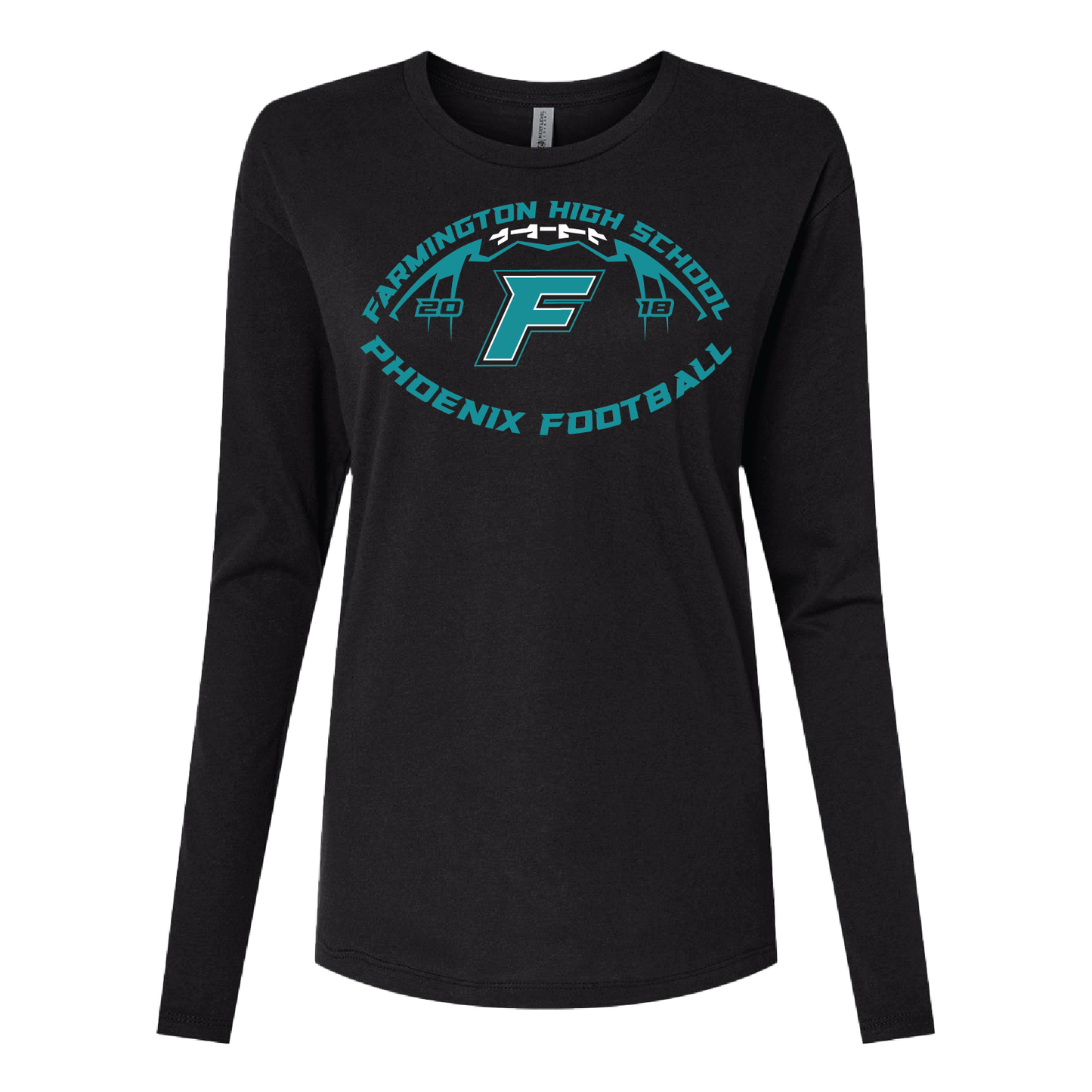 Farmington High School Phoenix Football W/F - Mens | Womens | Youth Long Sleeve T-Shirt