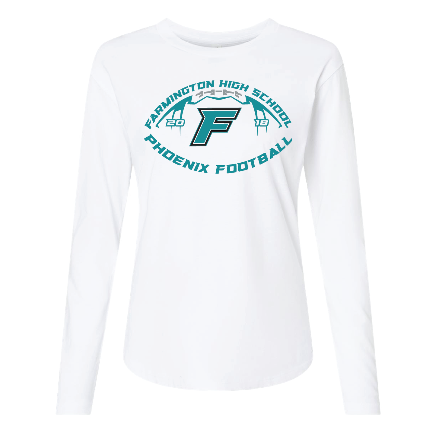 Farmington High School Phoenix Football W/F - Mens | Womens | Youth Long Sleeve T-Shirt