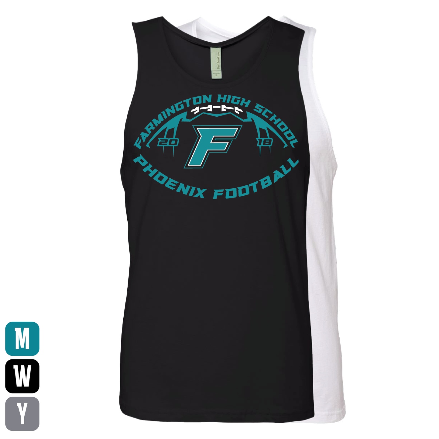 Farmington High School Phoenix Football W/F - Mens | Womens | Youth Tank Top