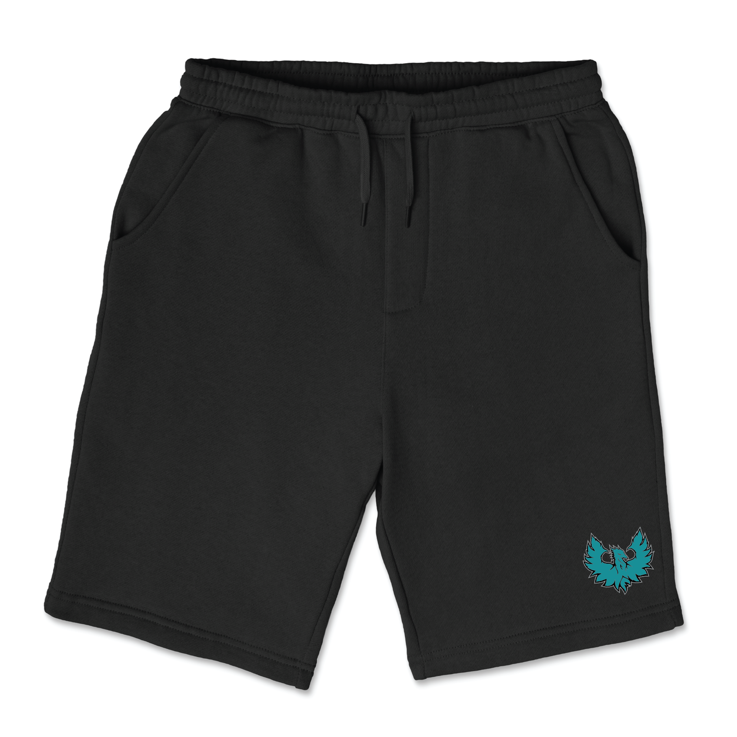 Teal Phoenix Logo - Mens | Womens | Youth Fleece Shorts