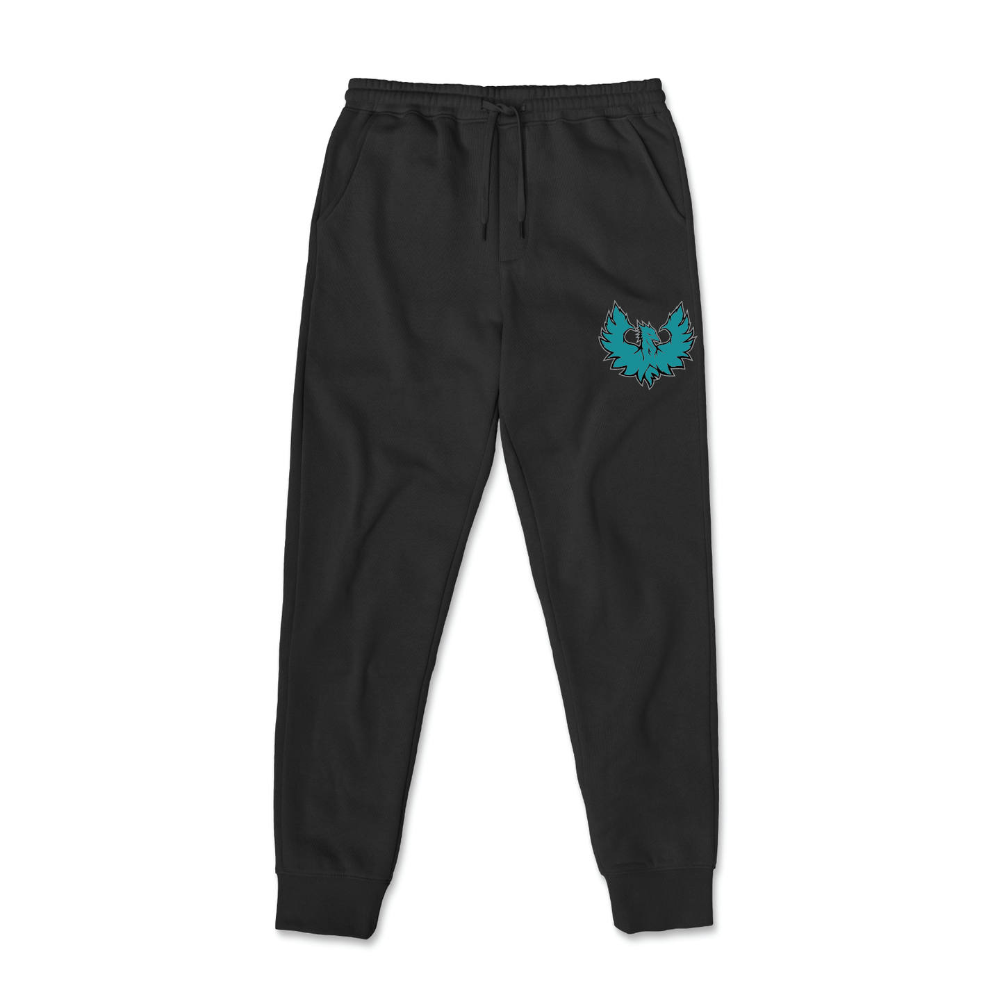 Teal Phoenix Logo - Mens | Womens | Youth Fleece Joggers
