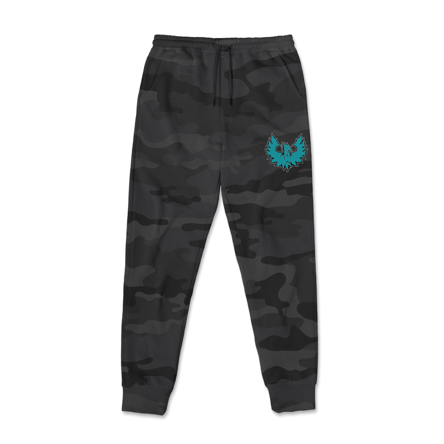 Teal Phoenix Logo - Mens | Womens | Youth Fleece Joggers