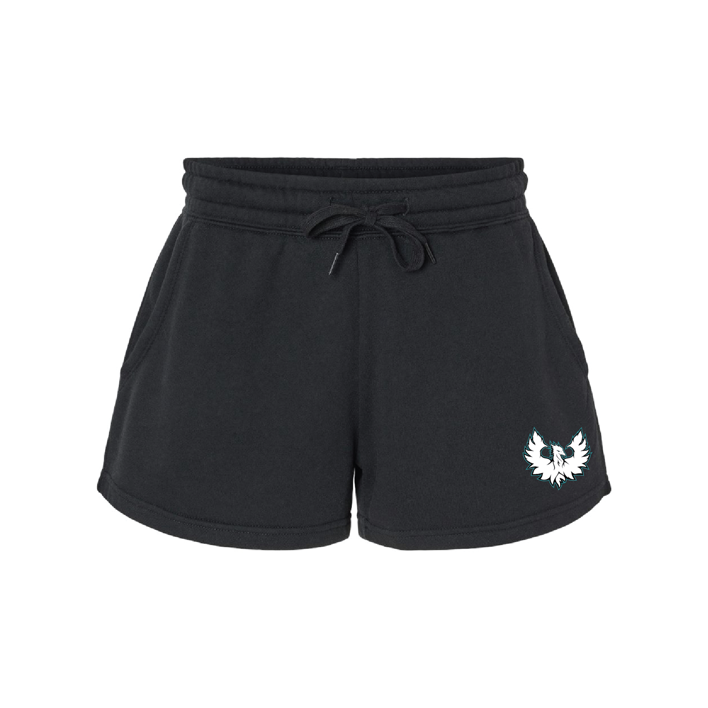 White Phoenix Logo - Mens | Womens | Youth Fleece Shorts