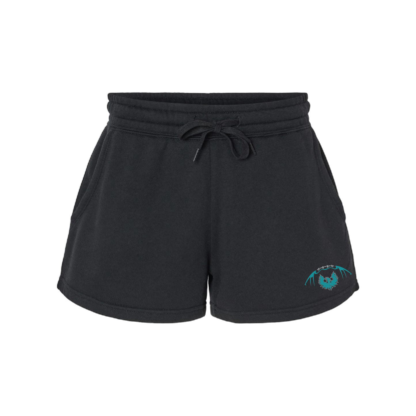 Football W/Teal Phoenix Logo - Mens | Womens | Youth Fleece Shorts