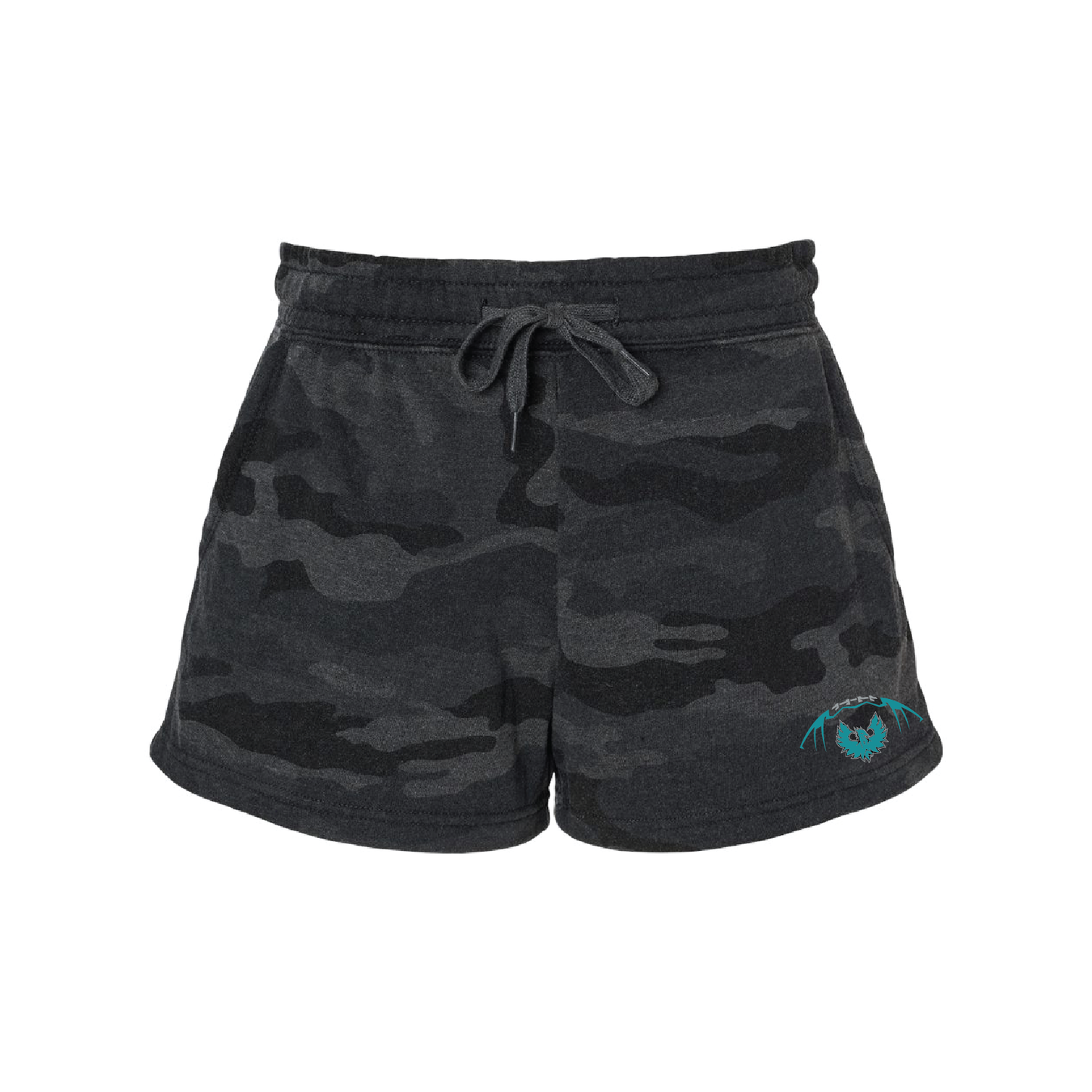 Football W/Teal Phoenix Logo - Mens | Womens | Youth Fleece Shorts
