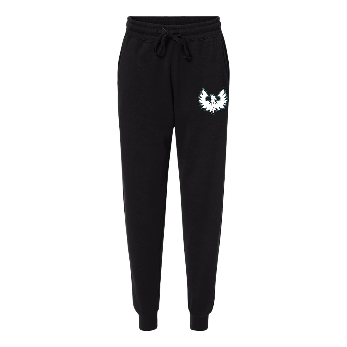 White Phoenix Logo - Mens | Womens | Youth Fleece Joggers