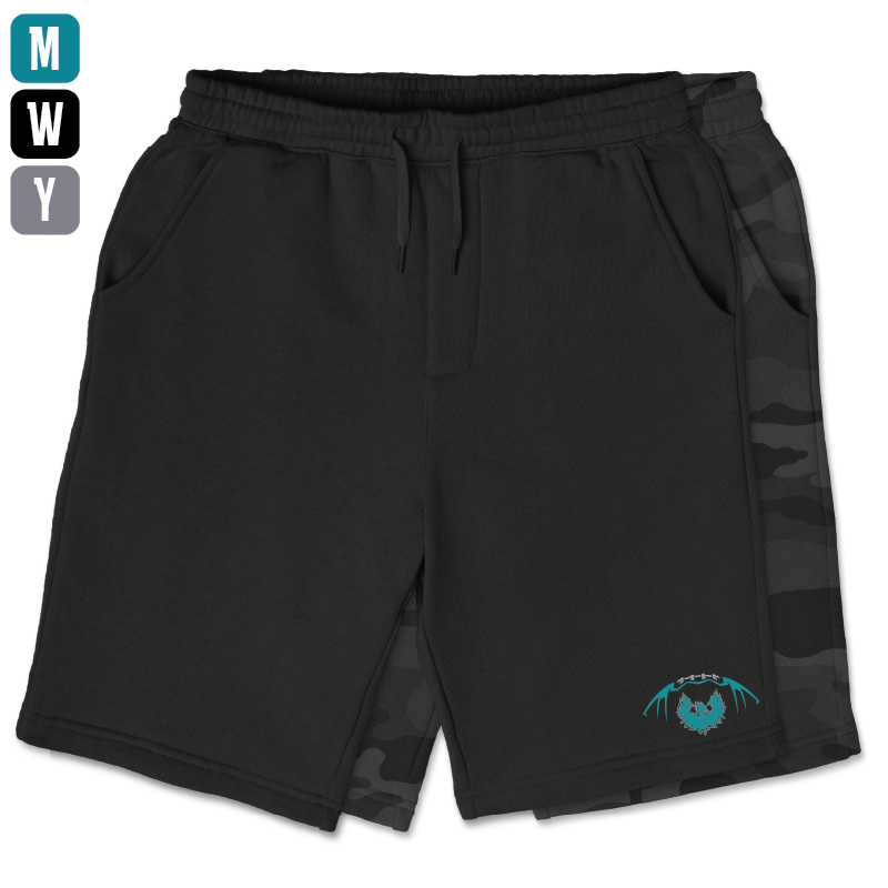 Football W/Teal Phoenix Logo - Mens | Womens | Youth Fleece Shorts