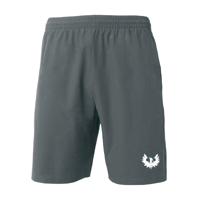 White Phoenix Logo - Mens Woven Pocketed Short
