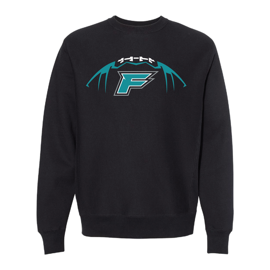 Football W/F Logo - Adult Crewneck Sweatshirt
