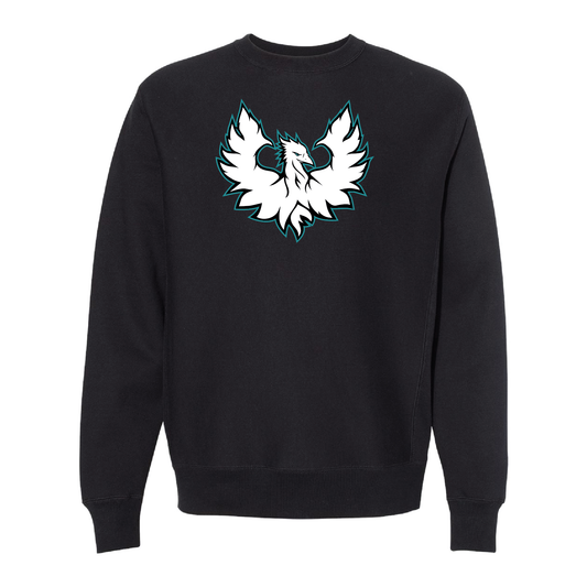 White Phoenix Logo - Adult Crewneck Sweatshirt