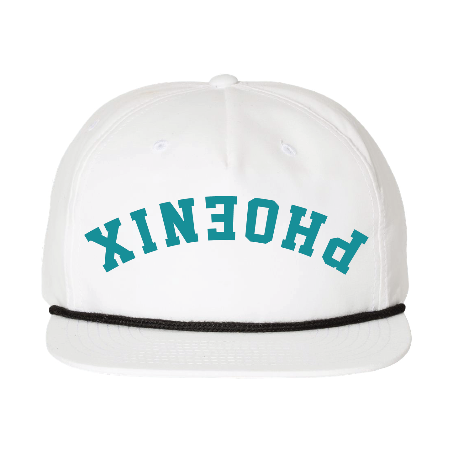 Upside Down - 5 Panel High Profile Relaxed Cotton Blend Rope Hat