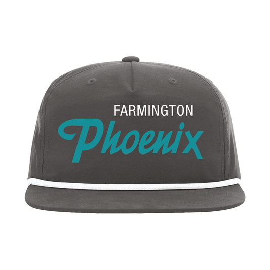 Farmington Phoenix - 5 Panel High Profile Relaxed Cotton Blend Rope Hat