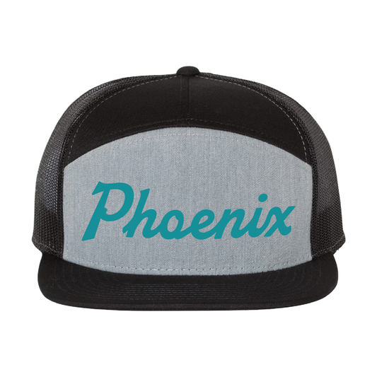 Phoenix Script - 7 Panel Trucker