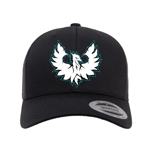 White Phoenix Logo - Trucker