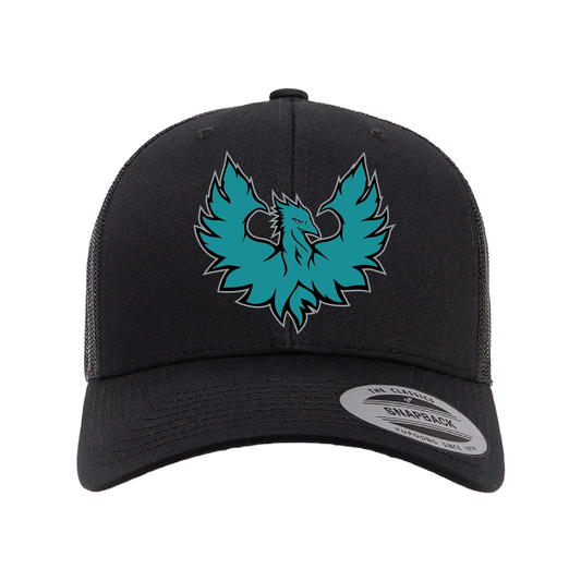 Teal Phoenix Logo - Trucker