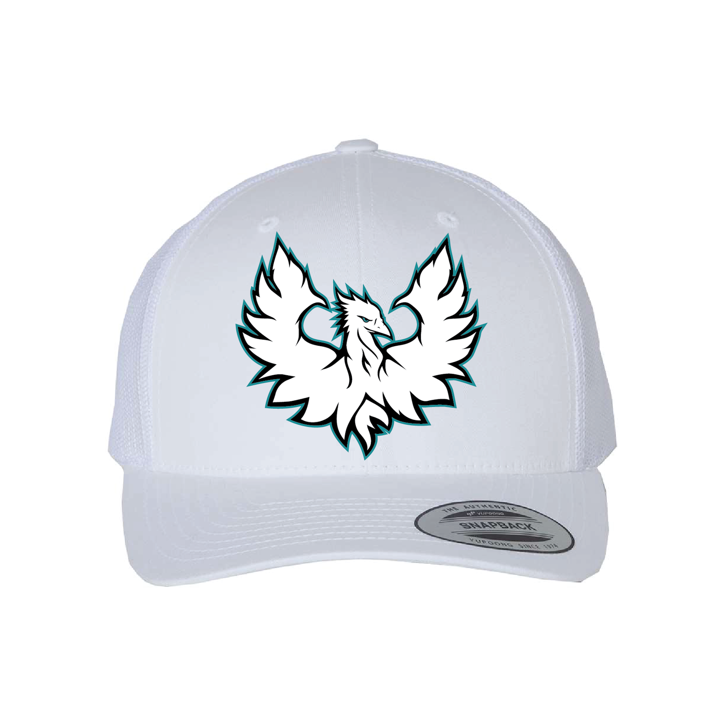 White Phoenix Logo - Trucker