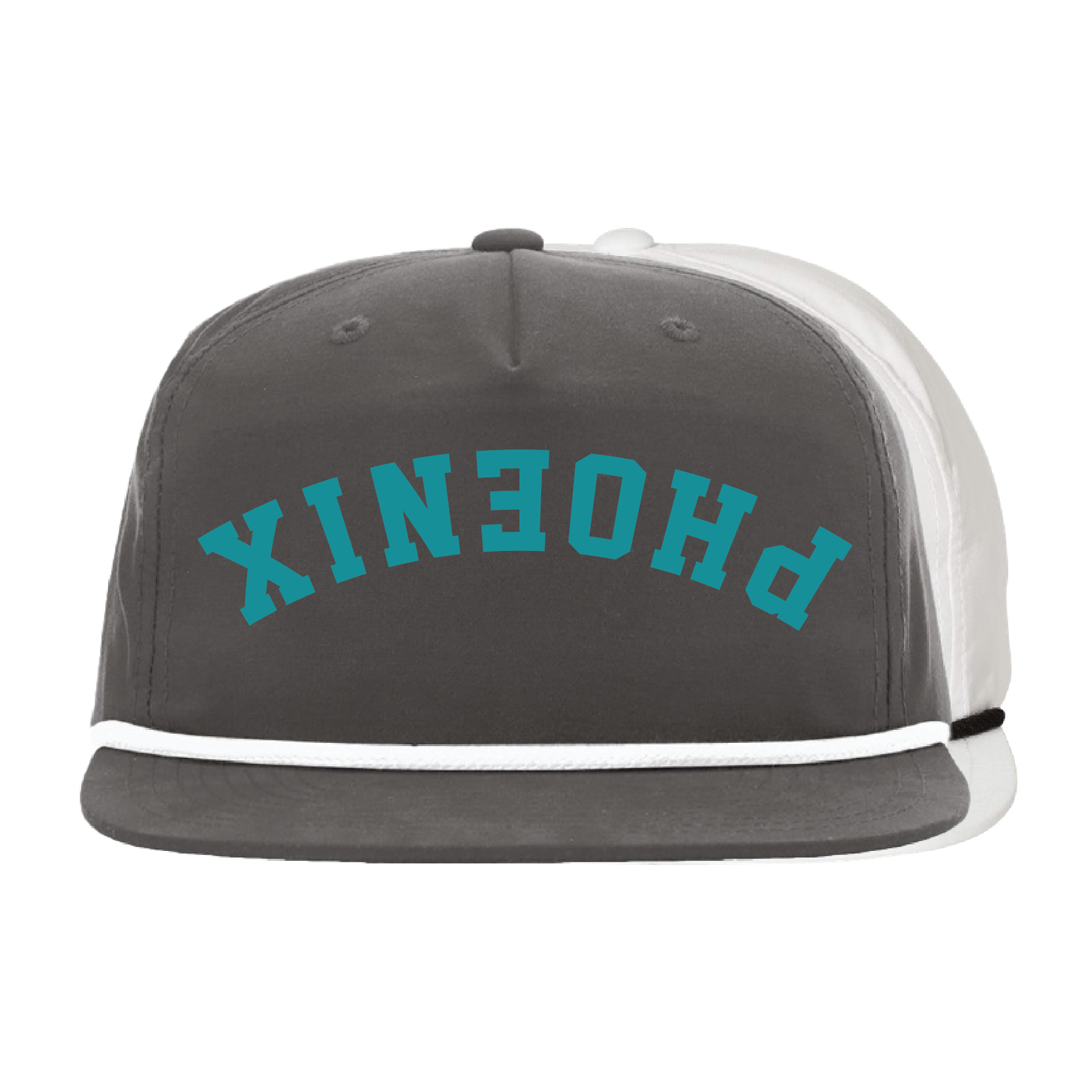 Upside Down - 5 Panel High Profile Relaxed Cotton Blend Rope Hat