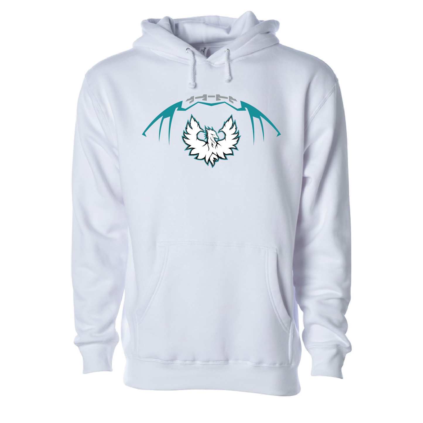 Football W/White Phoenix Logo - Adult | Youth Hoodie