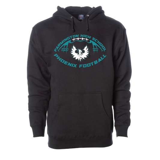 Farmington High School Phoenix Football W/White Phoenix - Adult | Youth Hoodie