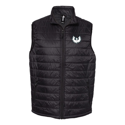 White Phoenix Logo - Mens | Womens Puffer Vest