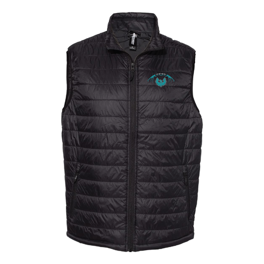Football W/Teal Phoenix Logo - Mens | Womens Puffer Vest
