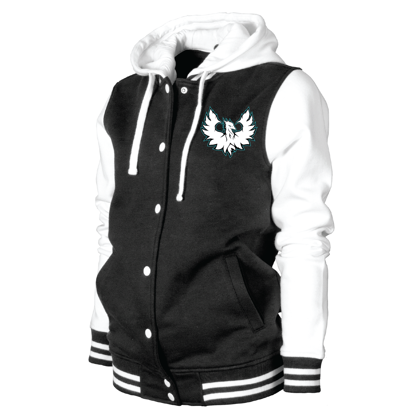 White Phoenix Logo - Mens | Womens | Youth Varsity Jacket