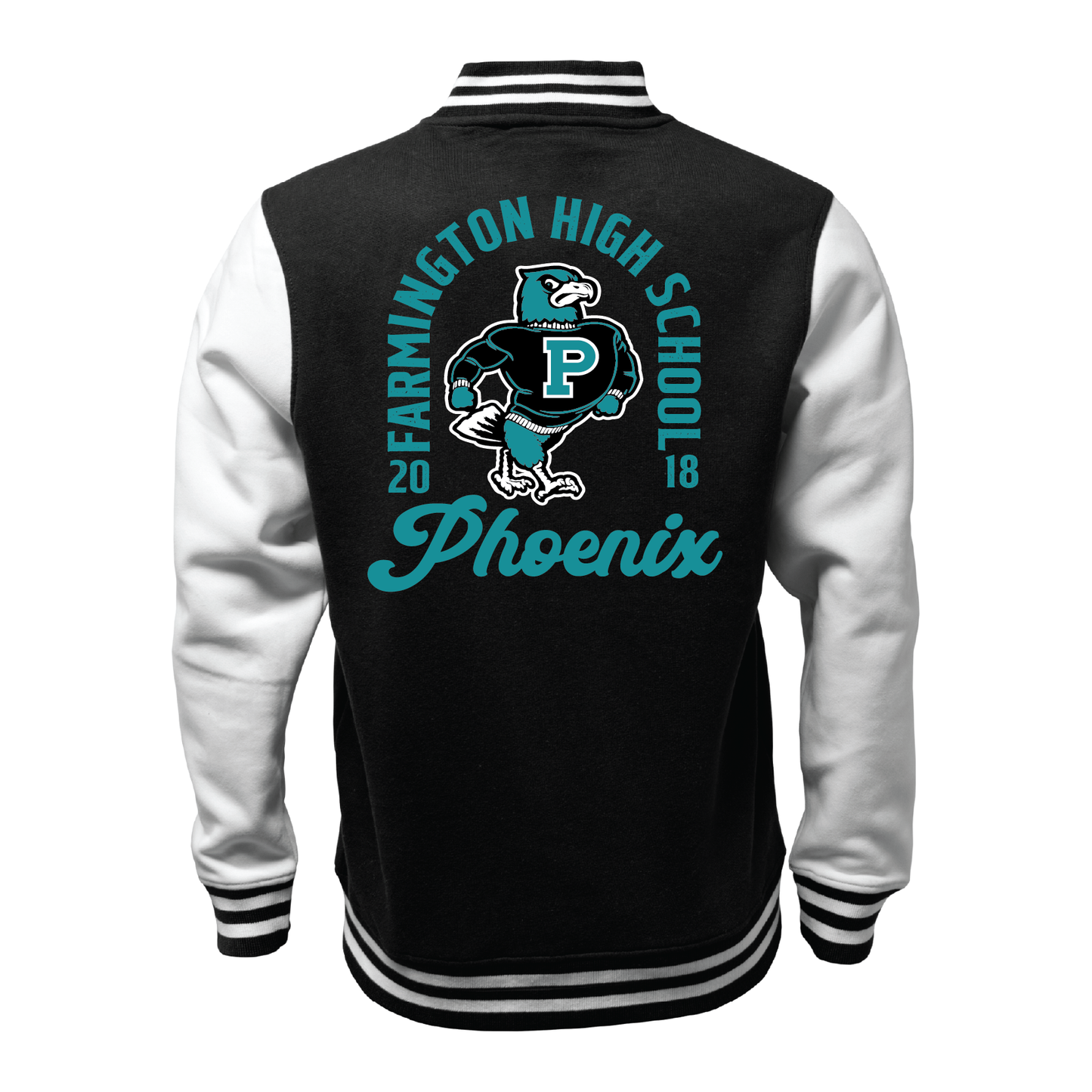 Teal Phoenix Logo - Mens | Womens | Youth Varsity Jacket
