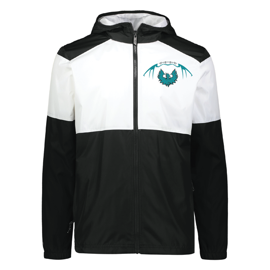 Football W/Teal Phoenix Logo - Mens | Womens | Youth SeriesX Hooded Jacket