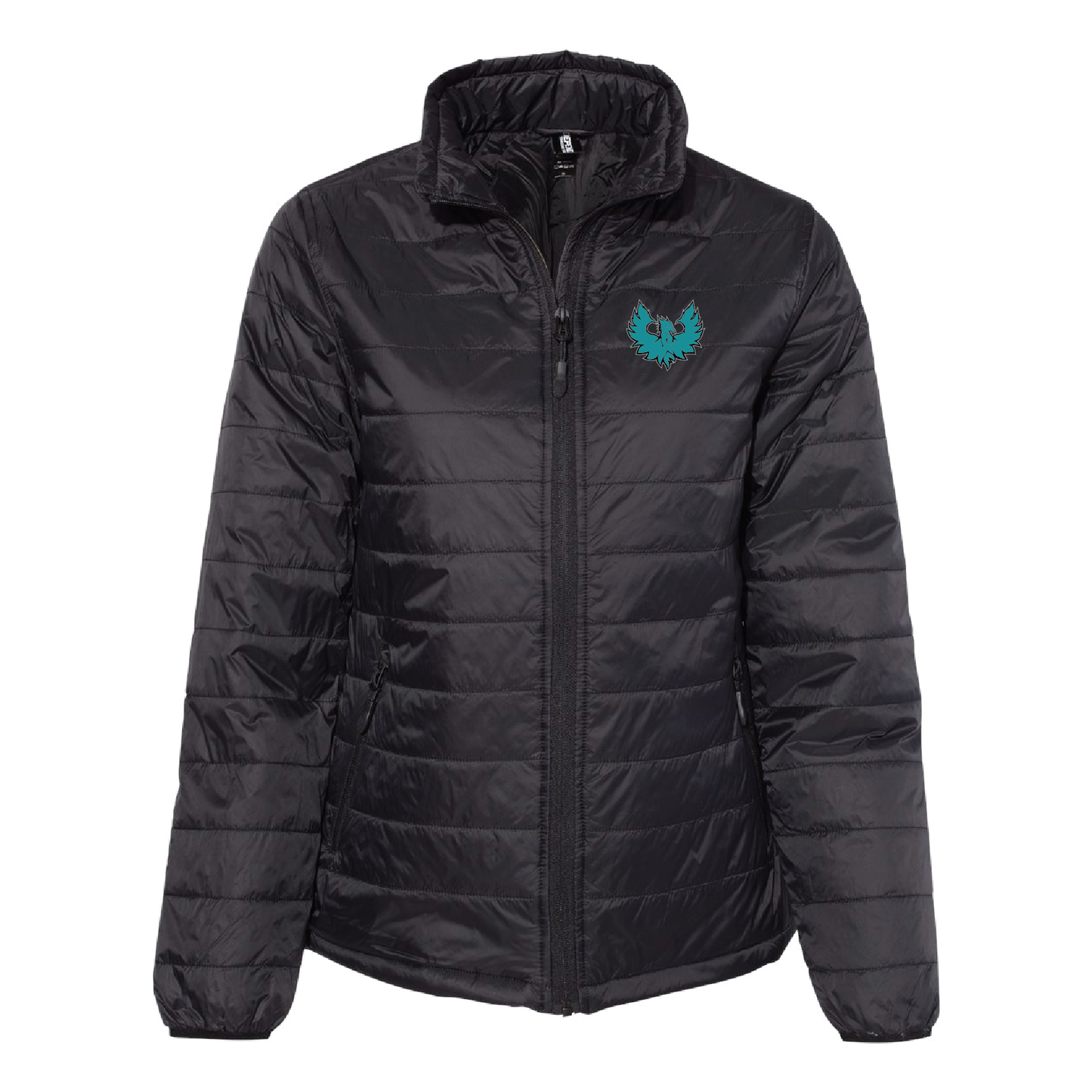Teal Phoenix Logo - Mens | Womens Puffer Jacket