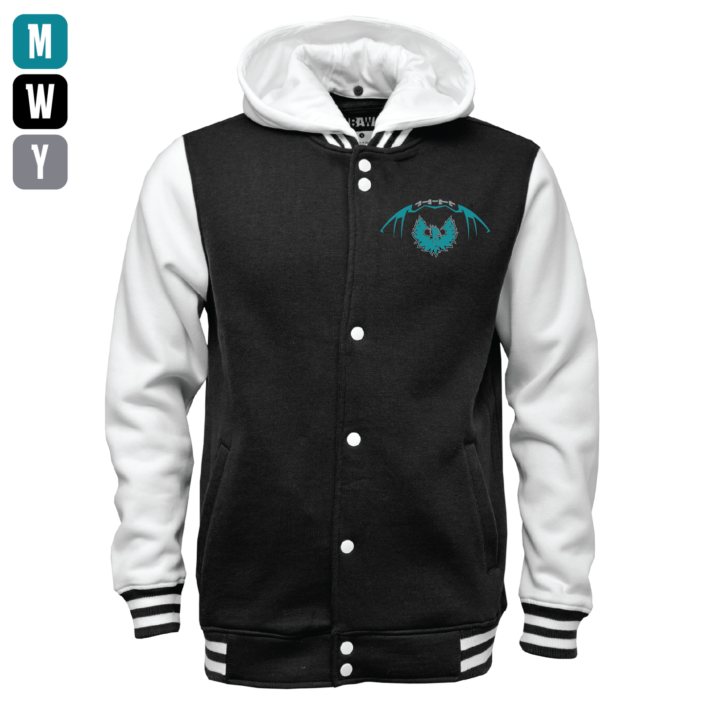 Football W/Teal Phoenix Logo - Mens | Womens | Youth Varsity Jacket