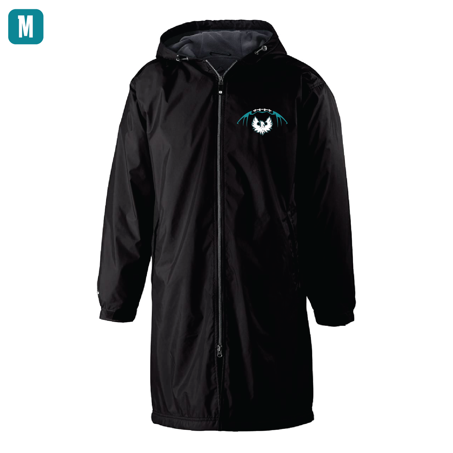 Football W/White Phoenix Logo - Mens Conquest Jacket