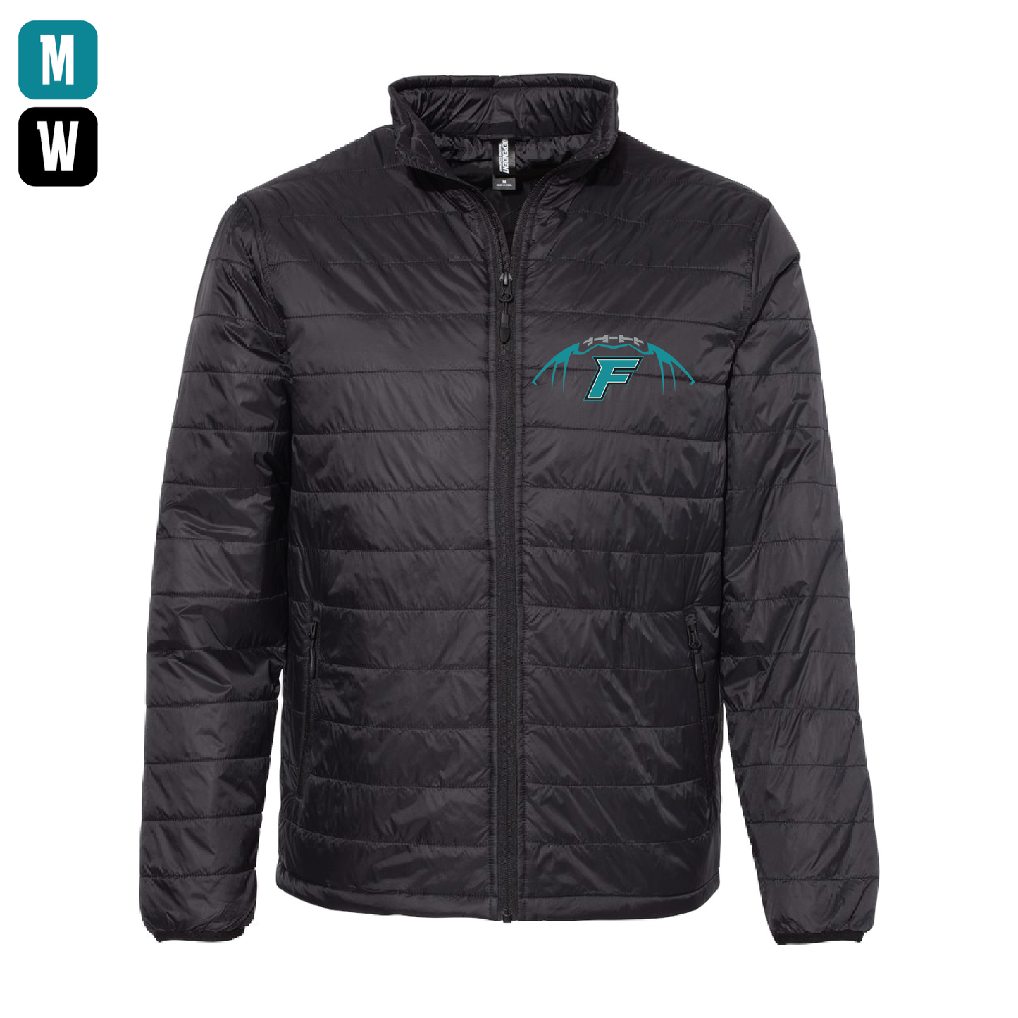 Football W/F Logo - Mens | Womens Puffer Jacket