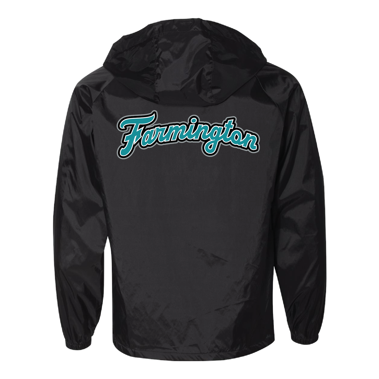 F Logo - Mens Hooded Coach's Jacket