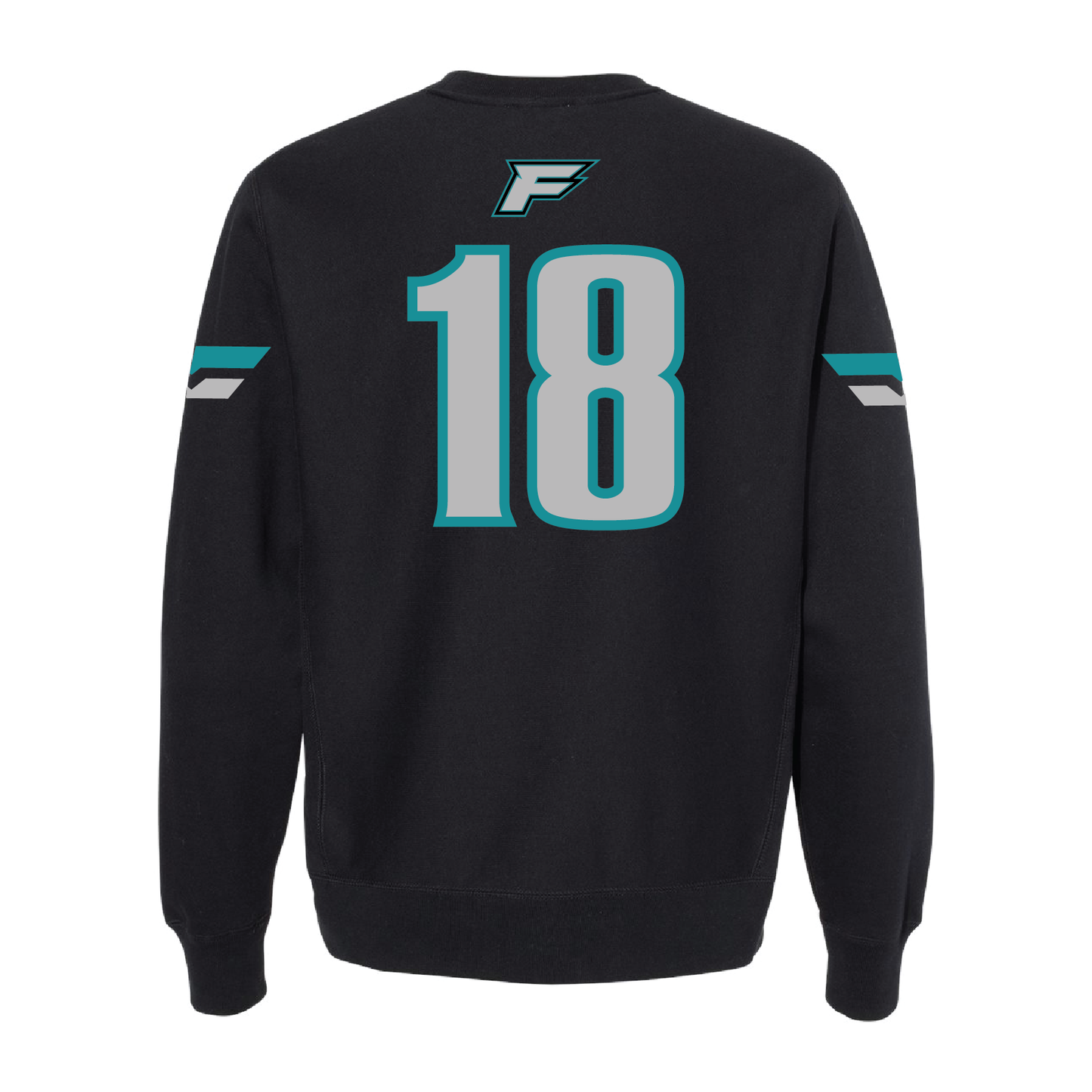 Black Jersey - Adult Crewneck Sweatshirt