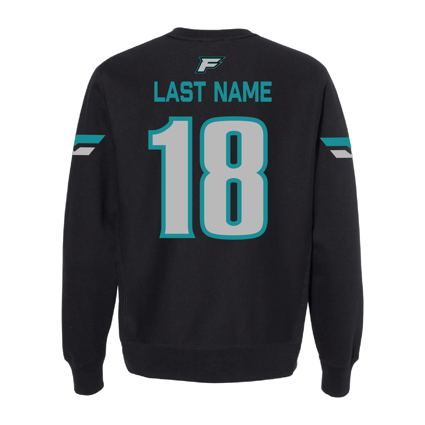Black Jersey - Adult Crewneck Sweatshirt