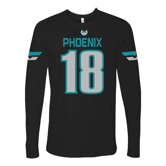 Black Jersey - Mens | Womens | Youth Long Sleeve T-Shirt