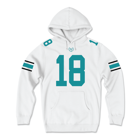 White Jersey - Adult | Youth Hoodie