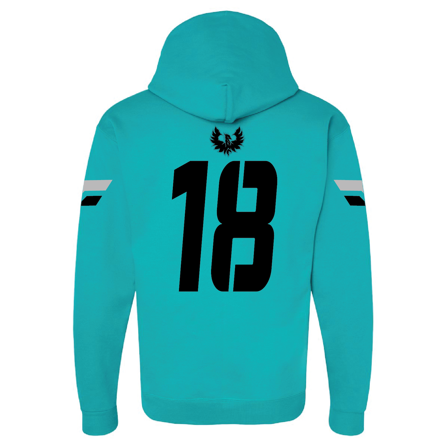 Teal Jersey Hoodie- Adult Hoodie