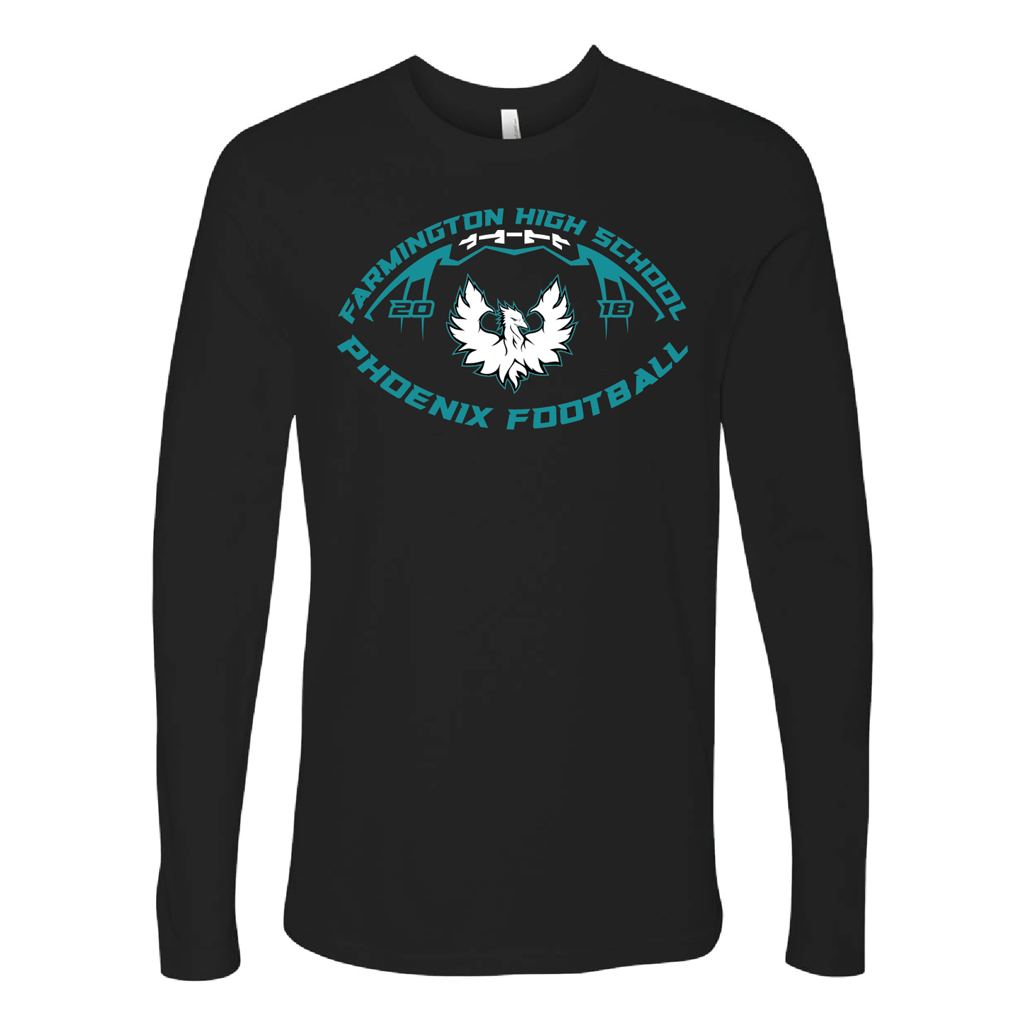 Farmington High School Phoenix Football W/White Phoenix - Mens | Womens | Youth Long Sleeve T-Shirt