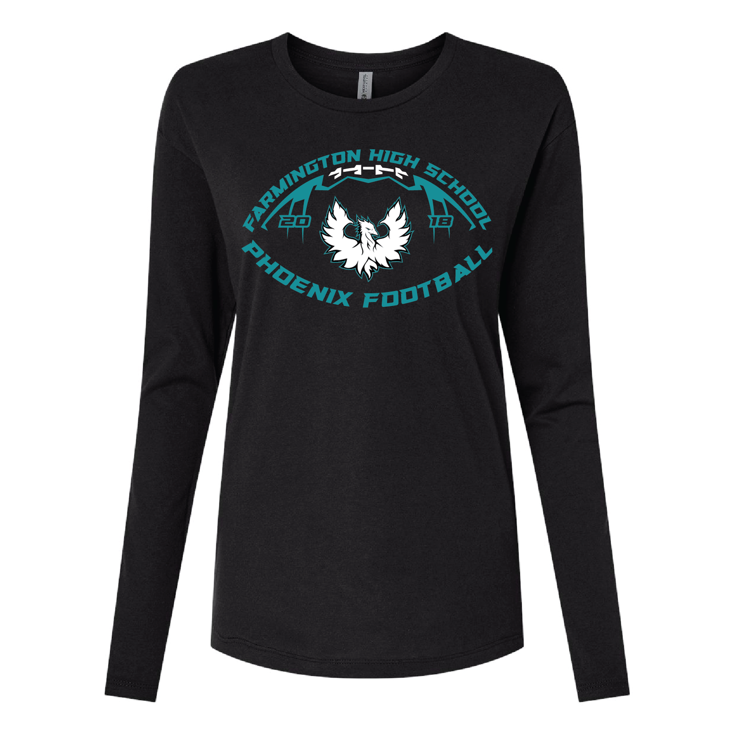 Farmington High School Phoenix Football W/White Phoenix - Mens | Womens | Youth Long Sleeve T-Shirt