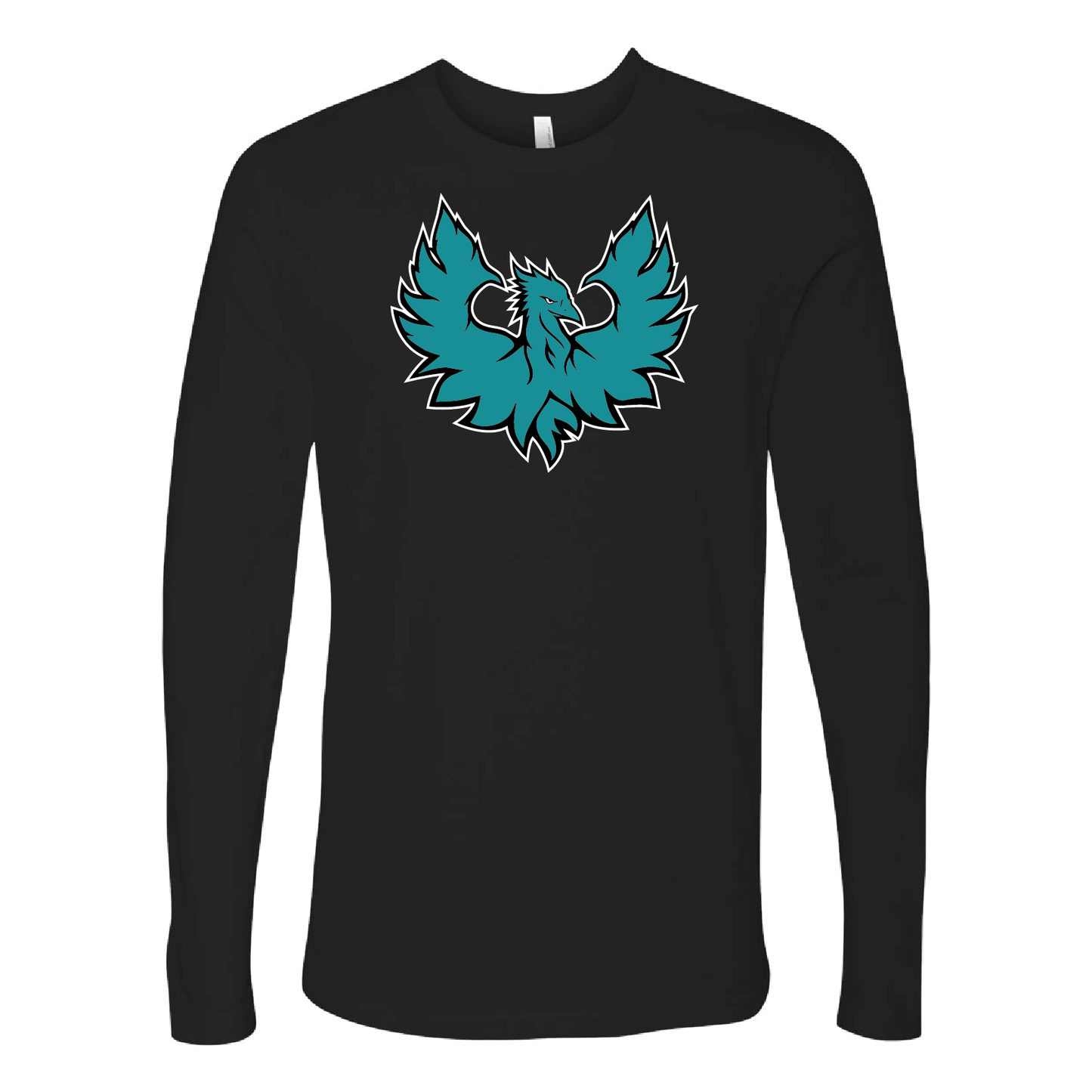Teal Phoenix Logo - Mens | Womens | Youth Long Sleeve T-Shirt