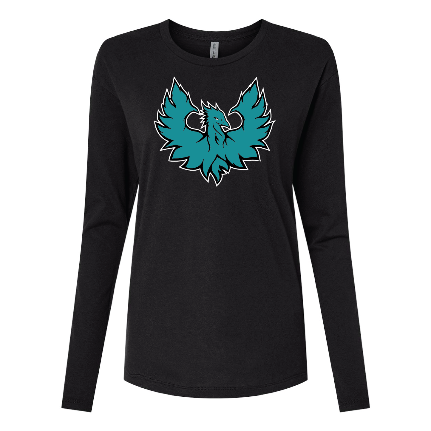 Teal Phoenix Logo - Mens | Womens | Youth Long Sleeve T-Shirt