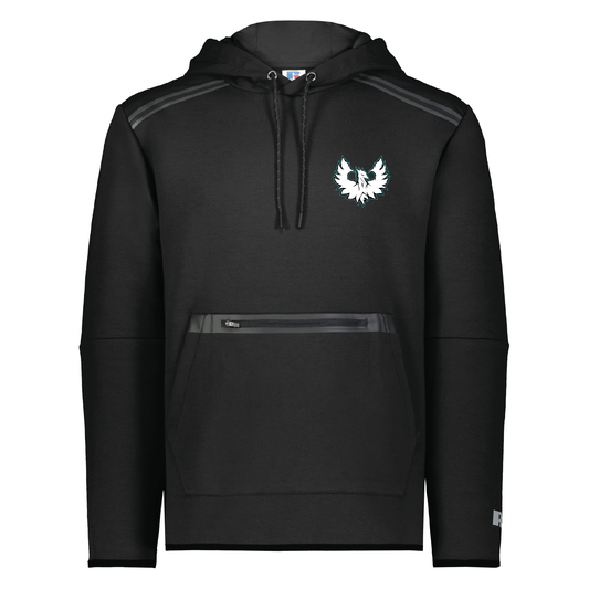 White Phoenix Logo - Adult Tech Fleece Hoodie