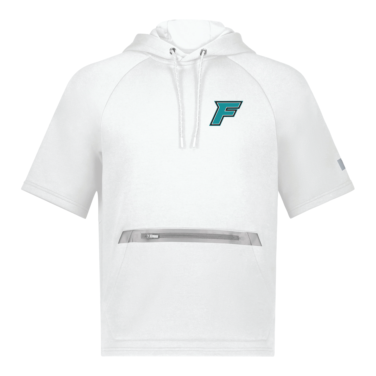 F Logo - Adult Short Sleeve Tech Fleece Hoodie