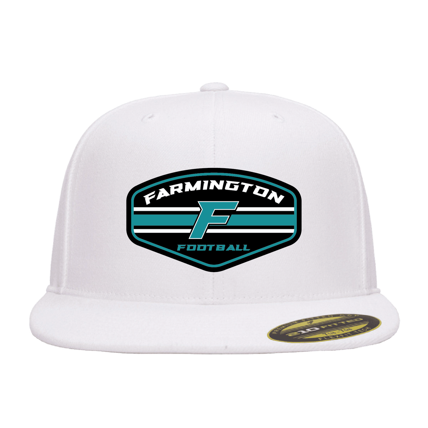 Farmington Football Stripe - Flat Bill Flexfit