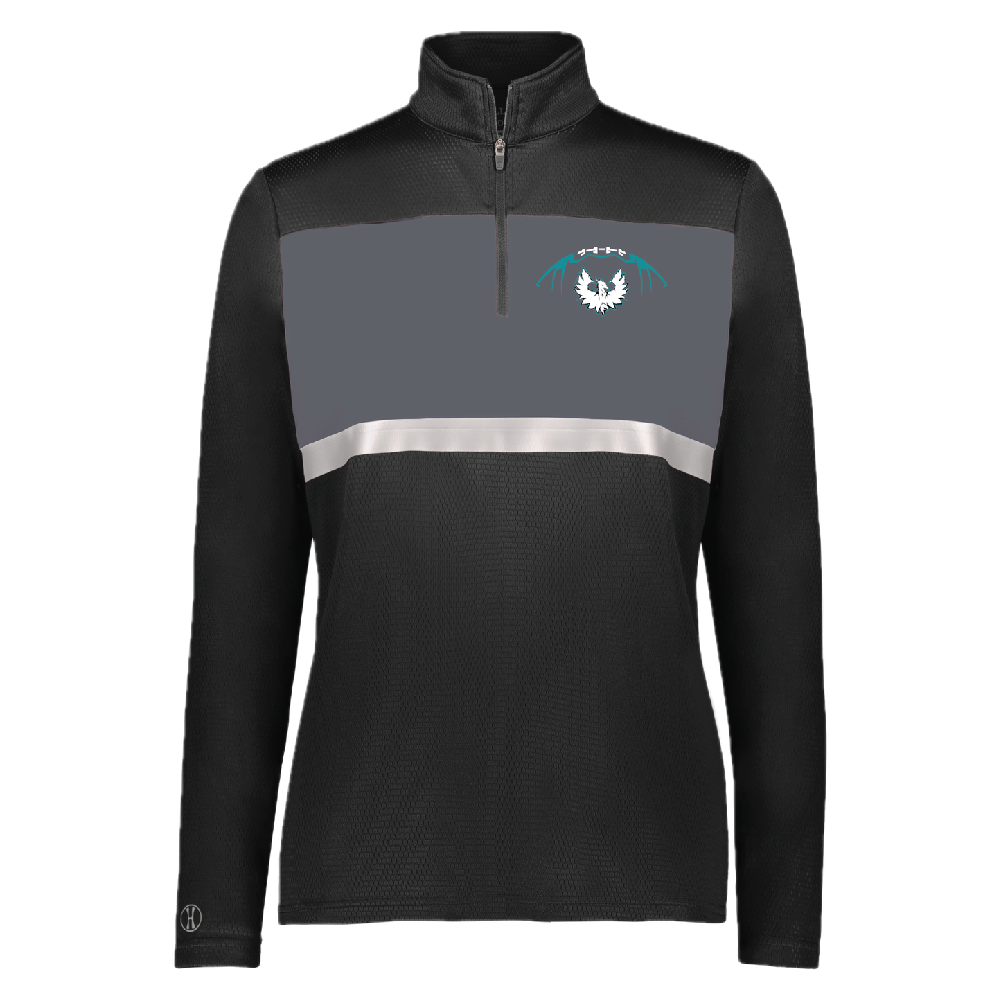 Football W/White Phoenix Logo - Mens | Womens PrismBold 1/4 Zip Pullover