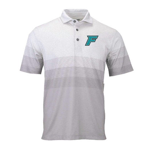 F Logo - Mens Heathered Polo
